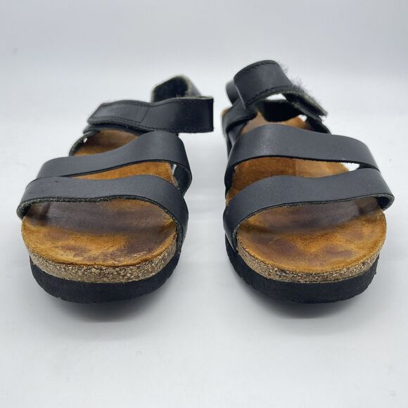 NAOT Kayla Israeli Sandals Women's US 8 / 40 Black Leather GorpCore Outdoors - Picture 4 of 16